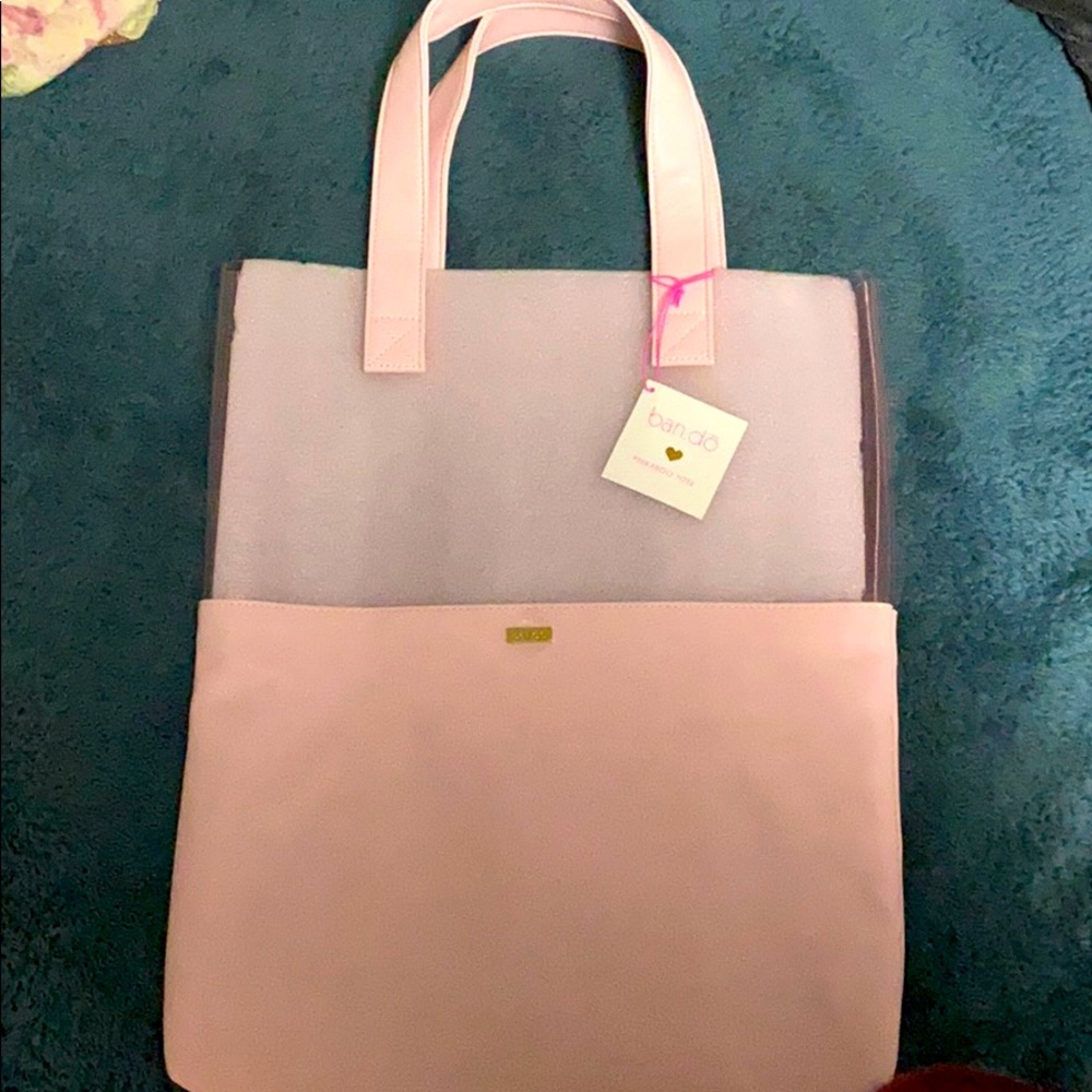 Pink ban.dō tote